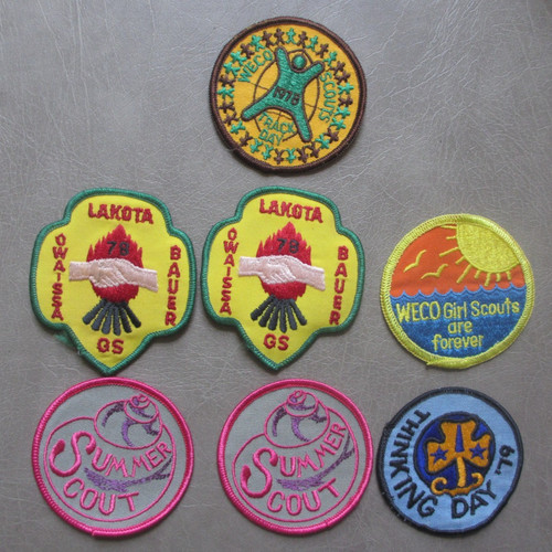 Vintage girl scouts lot - girl,